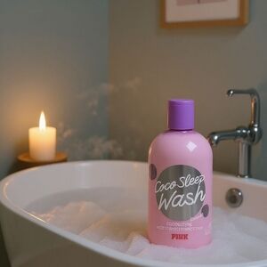 PINK Victoria's Secret Coco Sleep Cream Wash - Coconutoil+ Lavender 3 12oz bottl